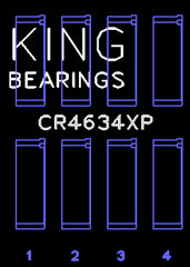 King Engine Bearings Inc CR4634XP0.5 CONNECTING ROD BEARING SET For HYUNDAI G4KF