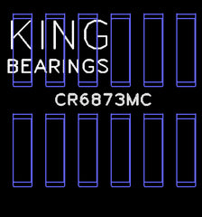 King Engine Bearings Inc CR6873MC0.25 CONNECTING ROD BEARING SET For TOYOTA 2GR-FE, 3GR-FE