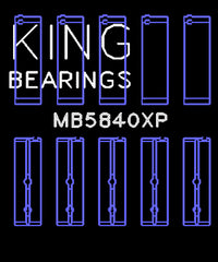 King Engine Bearings Inc MB5840XP STDX MAIN BEARING SET For CHRYSLER 300 SRT8