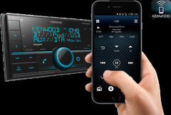 Kenwood DPX305MBT Dual Din Sized Digital Media Receiver with Bluetooth