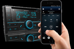 Kenwood DPX505BT Dual Din Sized CD Receiver with Bluetooth