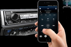 Kenwood KMR-D382BT MARINE CD-Receiver with Bluetooth & Conformal Coating