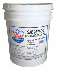 DISCONTINUED - Lucas OIL Synthetic SAE 75W-90 Trans & Diff Lube 10072 - Use Part # 20072