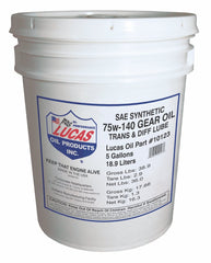 DISCONTINUED - Lucas OIL Synthetic SAE 75W-140 Trans & Diff Lube 10123 - Use Part # 20123