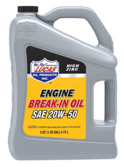 DISCONTINUED - Lucas OIL SAE 20W-50 Break-in Oil 5 qts 10636 - Use Part # 20636