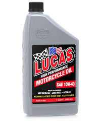 Lucas OIL SAE 10W-40 Motorcycle Oil 10792