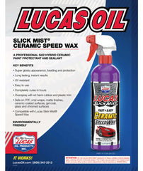 Lucas OIL SLICK MIST CERAMIC SPEED WAX 11294