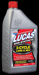 Lucas OIL Semi-Synthetic 2- Cycle Land and Sea Oil (1 QT) 20467