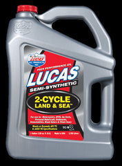 Lucas OIL Semi-Synthetic 2-Cycle Land and Sea Oil (1 GA) 20557