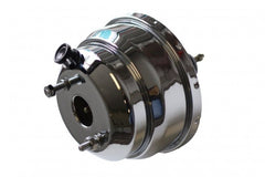 LEED Brakes A96B4 8 in Dual Power Booster , 1-1/8in Bore Master w/ disc/disc valve (Chrome)