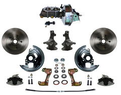 LEED Brakes FC1003-FB05 Power Front Disc Conversion Kit - Adj Valve - Chrome