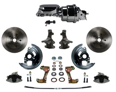 LEED Brakes FC1003-L605 Power Front Disc Kit - 7 in - Adj Valve - Chrome
