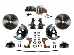 LEED Brakes FC1003-M105 Power Front Disc Kit - 8 in - Adj Valve - Zinc