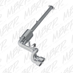MBRP S5261409 3‑Inch T409 Stainless Cat‑Back Exhaust with Pre‑Axle Dual Outlets