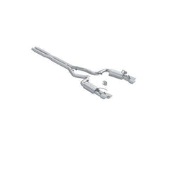 MBRP Exhaust Aluminized Steel 3" Cat-Back Dual Split Rear with Quad Tips Street Profile PN. S7280AL