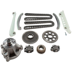 Melling 3-387SGWP Stock Replacement Engine Timing Chain Kit with Water Pump