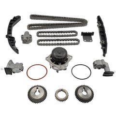 Melling 3-730SHWP Stock Replacement Engine Timing Chain Kit with Water Pump