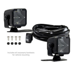 Mishimoto BNLT-BR-21-DT2F Borne Off-Road Direct-Fit Ford Bronco Ditch Light Set (2) 3X3 Flood BNLT-BR-21-DT2F