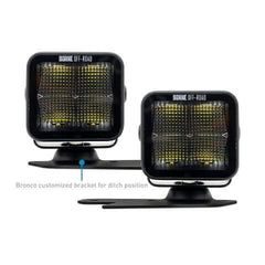Mishimoto BNLT-BR-21-DT2F Borne Off-Road Direct-Fit Ford Bronco Ditch Light Set (2) 3X3 Flood BNLT-BR-21-DT2F