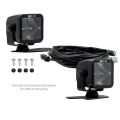Mishimoto BNLT-BR-21-DT2FU Borne Off-Road Direct-Fit Ford Bronco Ditch Light Set (2) 3X3 Flood Upfit BNLT-BR-21-DT2FU