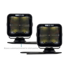 Mishimoto BNLT-BR-21-DT2FU Borne Off-Road Direct-Fit Ford Bronco Ditch Light Set (2) 3X3 Flood Upfit BNLT-BR-21-DT2FU