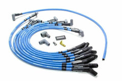 Moroso 72430 Blue Max Custom Race Wire Set (Blue/Sleeved/Ford 289-302/Over VC/HEI/135? Boots)