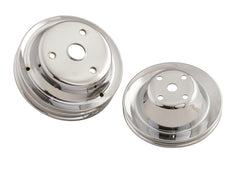 Mr. Gasket 4962 CHRM PULLEY SET SB CHEV