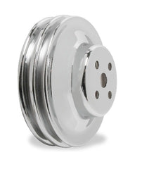 Mr. Gasket 8831 PULLEY,W/P DBL GRV SBF CHRM
