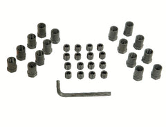 Mr. Gasket 924G ALUM,ROCKER NUTS 7/16 P and O