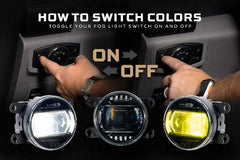 Morimoto XB Evo+ Fog Lights: Type S (White + Yellow / Set) LF091