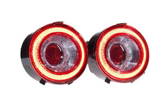 Morimoto XB LED Tail Lights: Corvette C6 (05-13 / Red Lens / Set) LF467