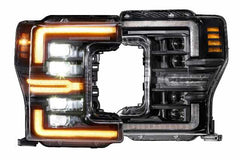 Morimoto XB LED Headlights: Ford Super Duty (17-19 / Amber DRL / Set) LF503.2-A-ASM