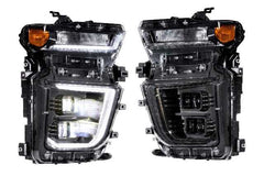 Morimoto XB Hybrid LED Headlights: Chevrolet Silverado HD (20-24 / Set) LF546