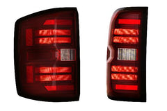 Morimoto XB LED Tail Lights: Chevrolet Silverado (14-19 / Red Lens / Set) LF728