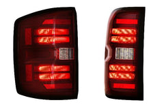 Morimoto XB LED Tail Lights: Chevrolet Silverado (14-19 / Red Lens / Set) LF728