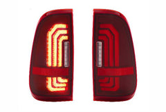 Morimoto XB LED Tail Lights: Ford Super Duty (99-16 / Red Lens / Set) LF732