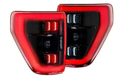 Morimoto XB LED Tail Lights: Ford F-150 (21+ / Red Lens / Set) LF734