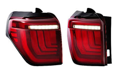 Morimoto XB LED Tail Lights: Toyota 4Runner (10-24 / Red Lens / Set) LF738