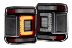 Morimoto XB LED Tail Lights: Jeep Wrangler JL (18+ / Smoked Lens / Set) LF746