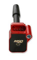 MSD Performance 87164 Coil, 13-18 VW / Audi 4 Cyl, 4-Pack, Red