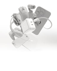 NOCO XGrid X65 65W 2-Port USB-C GaN Wall Charger, White X65W