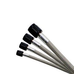 Nitrous Express 8AN (112In) Stainless Steel Braided Hose (Black Ends) 12874