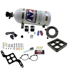 Nitrous Express Dominator Single Entry Billet Crossbar, Pro Power, (100-500HP) with 10LB Bottle 63570-10