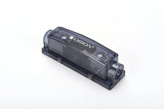 ORION ANL FUSE HOLDER 0/2 GAUGE IN/OUT WITH ADAPTOR AND 150 A FUSE INCLUDED NICKEL FINISH OWFHANL1011A