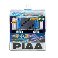 PIAA 19665 H9 Xtreme White Plus Twin Pack Halogen Bulbs