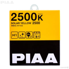 PIAA 22-13401 H1 Solar Yellow Twin Pack - 2500K - 12V 55W