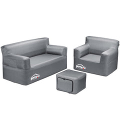 Pittman Outdoors Inflatable Furniture 3pc. Set with Built-in Pump PPI-AIRFURNITURESET