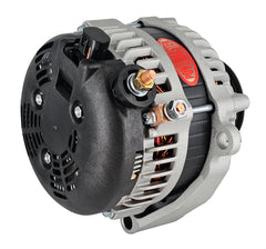 Powermaster 245 Amp Denso Alternator, 6-Groove Decoupler Pulley, 1-Wire, Natural Finish 44007-1
