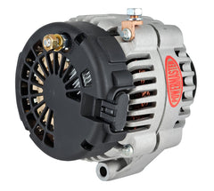 Powermaster 165 Amp AD230 Alternator for GM, 3 in. 6-Groove Underdrive Pulley, 1-Wire or OE Hookup, Natural Finish 482473