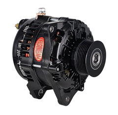 Powermaster 245 Amp Denso Alternator, 6-Groove Clutch Pulley, Black Finish 51625-2R